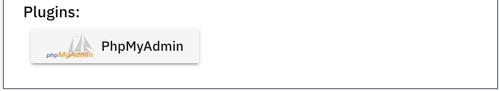 PhpMyAdmin in mysql service