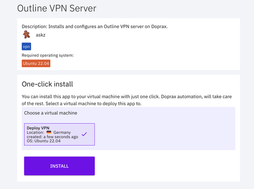 Select VM