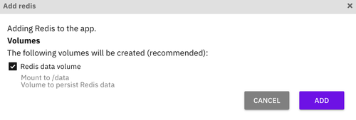 add redis service