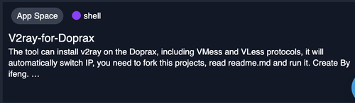 choosing v2ray from app market
