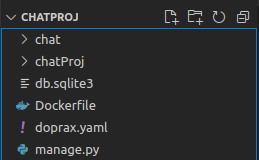 create dockerfile and dopraxyaml