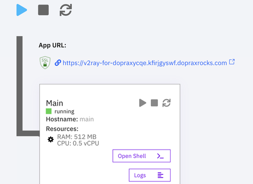 deployed app now running