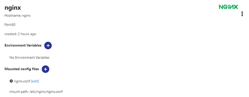 mount nginx service