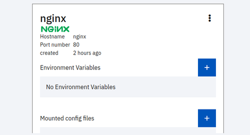 mounted config file -ngix