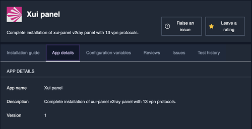 x-ui app in the app market
