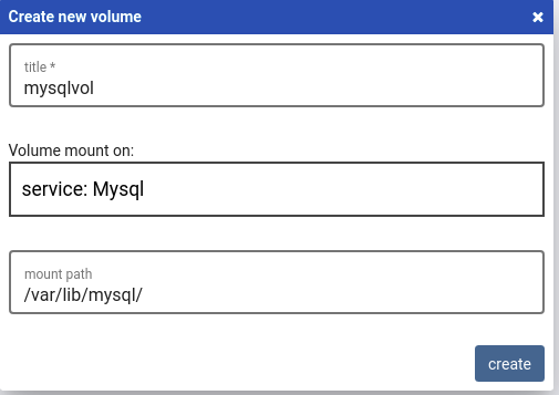 Add volume to MySQL of Django project