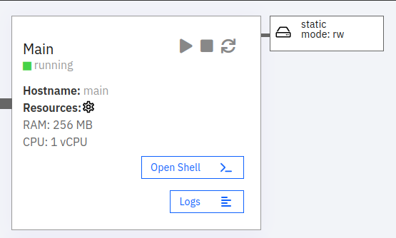 open shell main on doprax