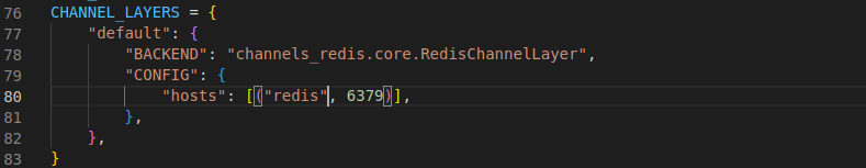 channel layers setting