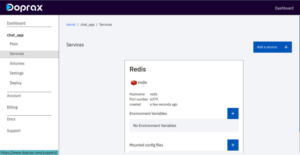 redis services doprax